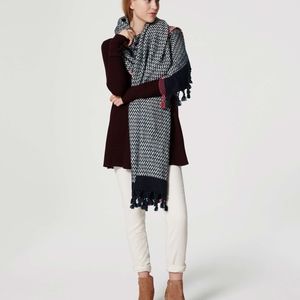 Loft chevron tassel scarf